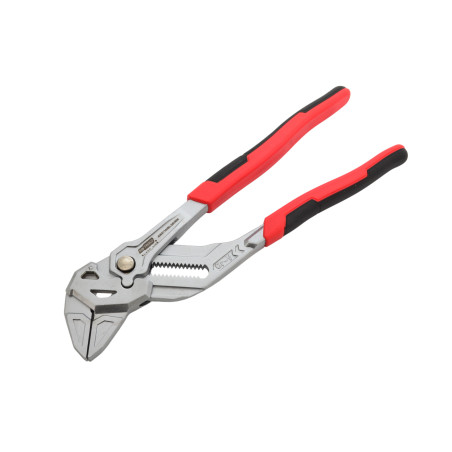 SZCZYPCE NASTAWNE KLUCZ 2w1/ 300mm NIKIEL BLACK LINE