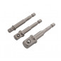 ADAPTERY DO NASADEK HEX 3szt. 1/4"-3/8"-1/2" BL
