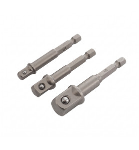 ADAPTERY DO NASADEK HEX 3szt. 1/4"-3/8"-1/2" BL