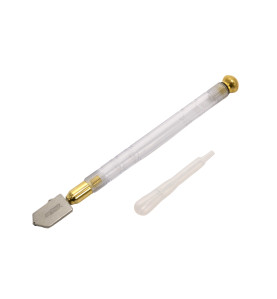 GLASS CUTTER 178mm w/ OIL FEED