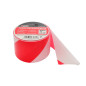 HAZARD WARNING TAPE RED/ WHITE 75mm*100m