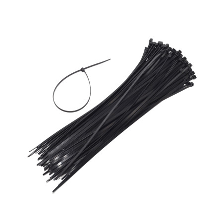 AWTOOLS OPASKA PLASTIK CZARNA 7,6x200/ 100szt.