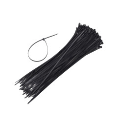 AWTOOLS OPASKA PLASTIK CZARNA 7,6x450/ 100szt.