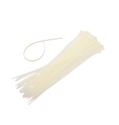 CABLE TIES WHITE 4.8x350mm/ 100pcs