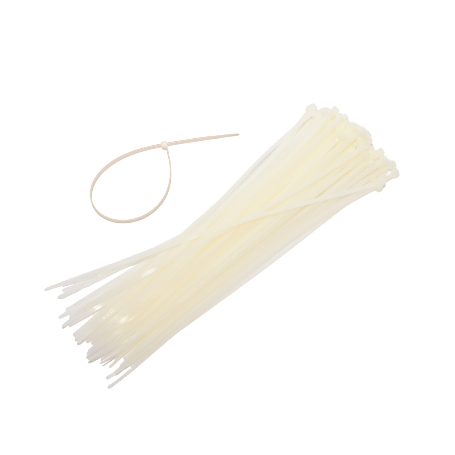 AWTOOLS OPASKA PLASTIK BIAŁA 4,8x450/ 100szt.