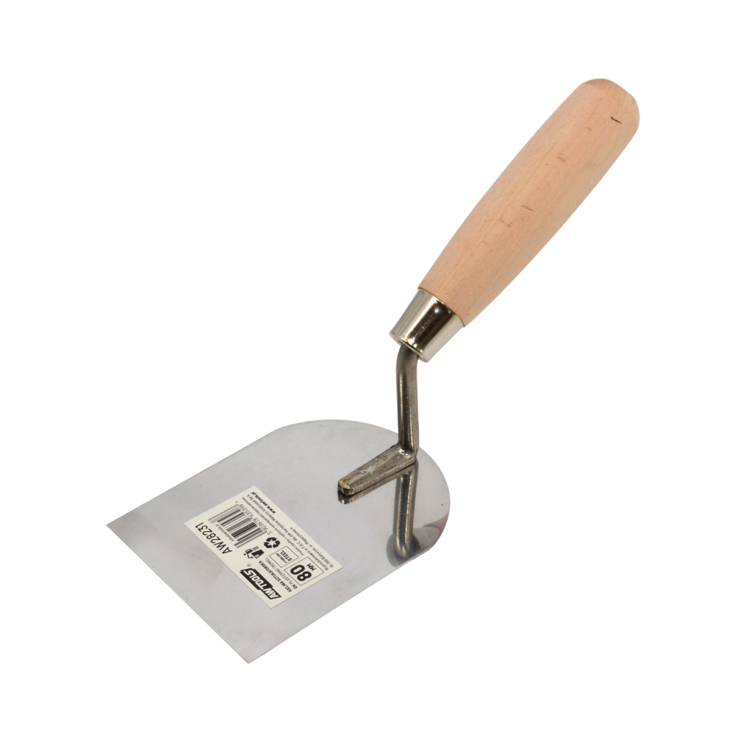 AWTOOLS KIELNIA SZTUKATORSKA 80mm UCHWYT DREWNIANY