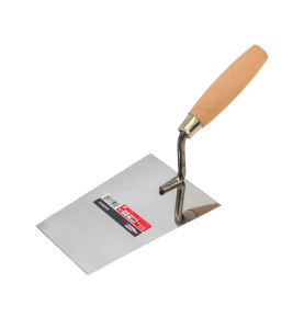 TRAPEZOID TROWEL 180mm/ WOODEN HANDLE
