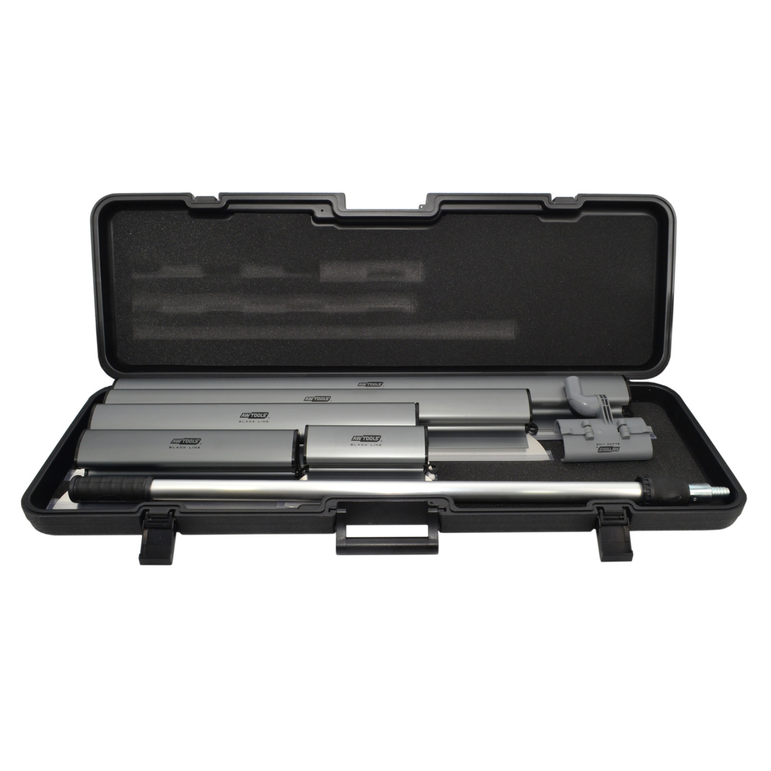 AWTOOLS SZPACHLA DO GŁADZI ALUMINIOWA ZESTAW 7el. W WALIZCE