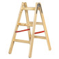 AWTOOLS DRABINA DREWNIANA 2x3 STOPNI 150kg