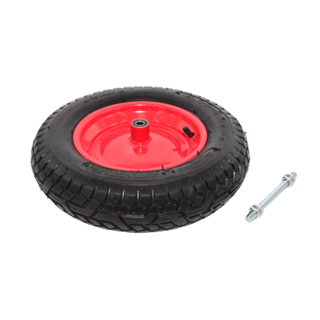 PNEUMATIC WHEELBARROW WHEEL 4.80/ 4.00-8 2PR 39x8.5cm