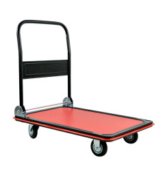 WÓZEK MAGAZYNOWY 4-KOŁOWY 300KG PLATFORMA 91,5x61,5cm