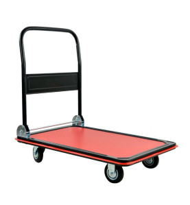 WÓZEK MAGAZYNOWY 4-KOŁOWY 300KG PLATFORMA 91,5x61,5cm