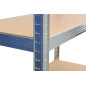 REGAŁ 5 PÓŁEK 180x90x40 NOŚNOŚĆ 100KG / 3.3MM - WCISKANY SZYBKI MONTAŻ
