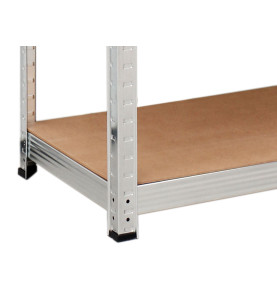 AWTOOLS REGAŁ 5 PÓŁEK 200x90x50 NOŚNOŚĆ 300kg / 6,0mm - WCISKANY SZYBKI MONTAŻ