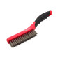AWTOOLS SZCZOTKA DRUCIANA 4-RZĘDOWA GĘSTA 260mm/ PLASTIKOWA RĄCZKA