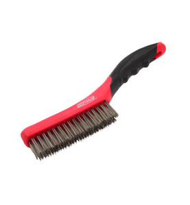 4-ROW STEEL WIRE HAND BRUSH 260mm