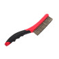 4-ROW STEEL WIRE HAND BRUSH 260mm