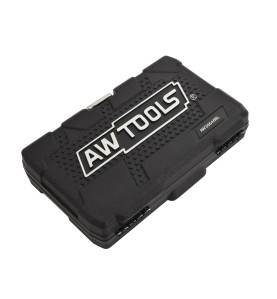 1/2" DEEP IMPACT SOCKET SET 10pcs/ 10-24mm/ BLACK LINE