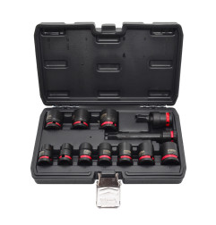 1/2" DRIVE IMPACT SOCKET & ACCESSORIES SET 12pcs/ 10-24mm/ BLACK LINE