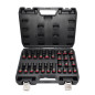 1/2" DRIVE STANDARD & DEEP IMPACT SOCKET SET 26pcs/ 10-24mm/ BLACK LINE