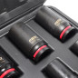 3/4" DRIVE IMPACT SOCKET SET 17-38mm 8pcs BLACK LINE