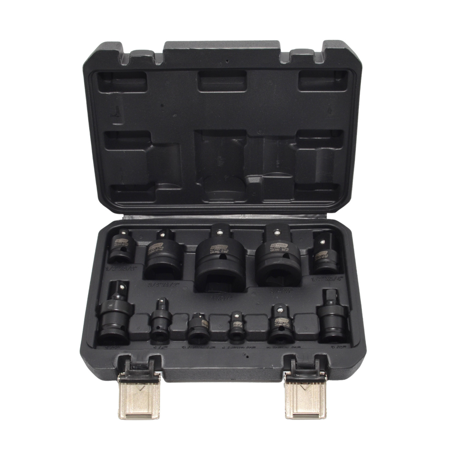 IMPACT SOCKET ADAPTER & SWIVEL SOCKET SET 11pcs BLACK LINE