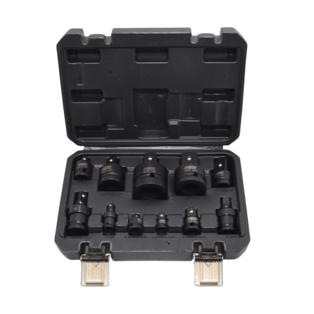 IMPACT SOCKET ADAPTER & SWIVEL SOCKET SET 11pcs BLACK LINE