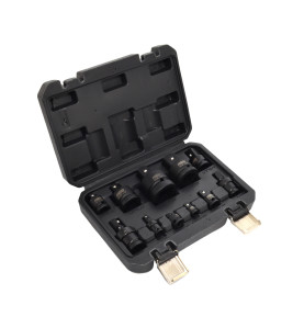 IMPACT SOCKET ADAPTER & SWIVEL SOCKET SET 11pcs BLACK LINE