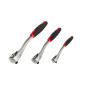 1/2" BENT RATCHET WRENCH 255mm/ TPR HANDLE BLACK LINE