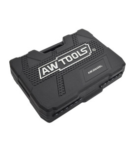 AWTOOLS ZESTAW NASADEK UDAROWYCH 1/2" 16cz. 11-32mm DŁUGIE BLACK LINE