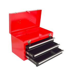 3-DRAWER STEEL TOOL CHEST 45x24x27cm