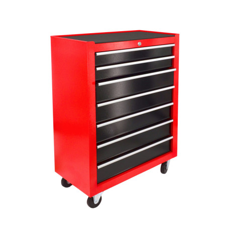 7-DRAWER ROLLING TOOL CHEST CABINET 62x33x85cm