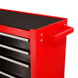 7-DRAWER ROLLING TOOL CHEST CABINET 62x33x85cm