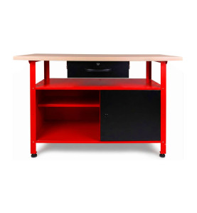 WORKBENCH w/ DRAWER & CABINET 120x60x85cm