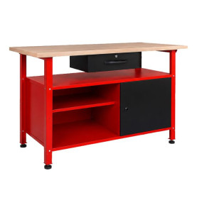 WORKBENCH w/ DRAWER & CABINET 120x60x85cm
