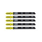 JIG SAW BLADE SET 100mm T101B /5pcs/ WOOD