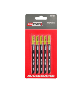 JIG SAW BLADE SET 100mm T101BR/ 5pcs/ WOOD