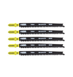 JIG SAW BLADE SET 115mm T234X/ 5pcs/ WOOD