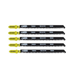 JIG SAW BLADE SET 115mm T301CD/ 5pcs/ WOOD