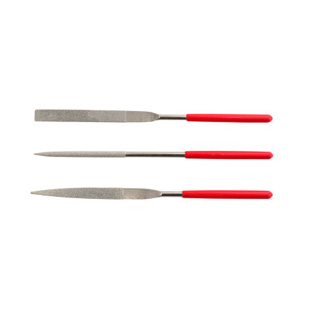 DIAMOND NEEDLE FILE SET 3pcs/ 180mm