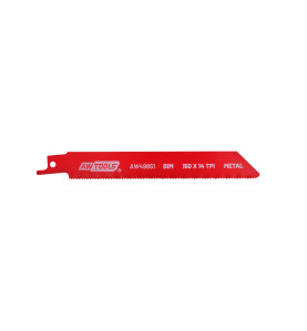 RECIPROCATING SAW BLADE SET BiM 150mm 14TPI/ 5pcs/ METAL