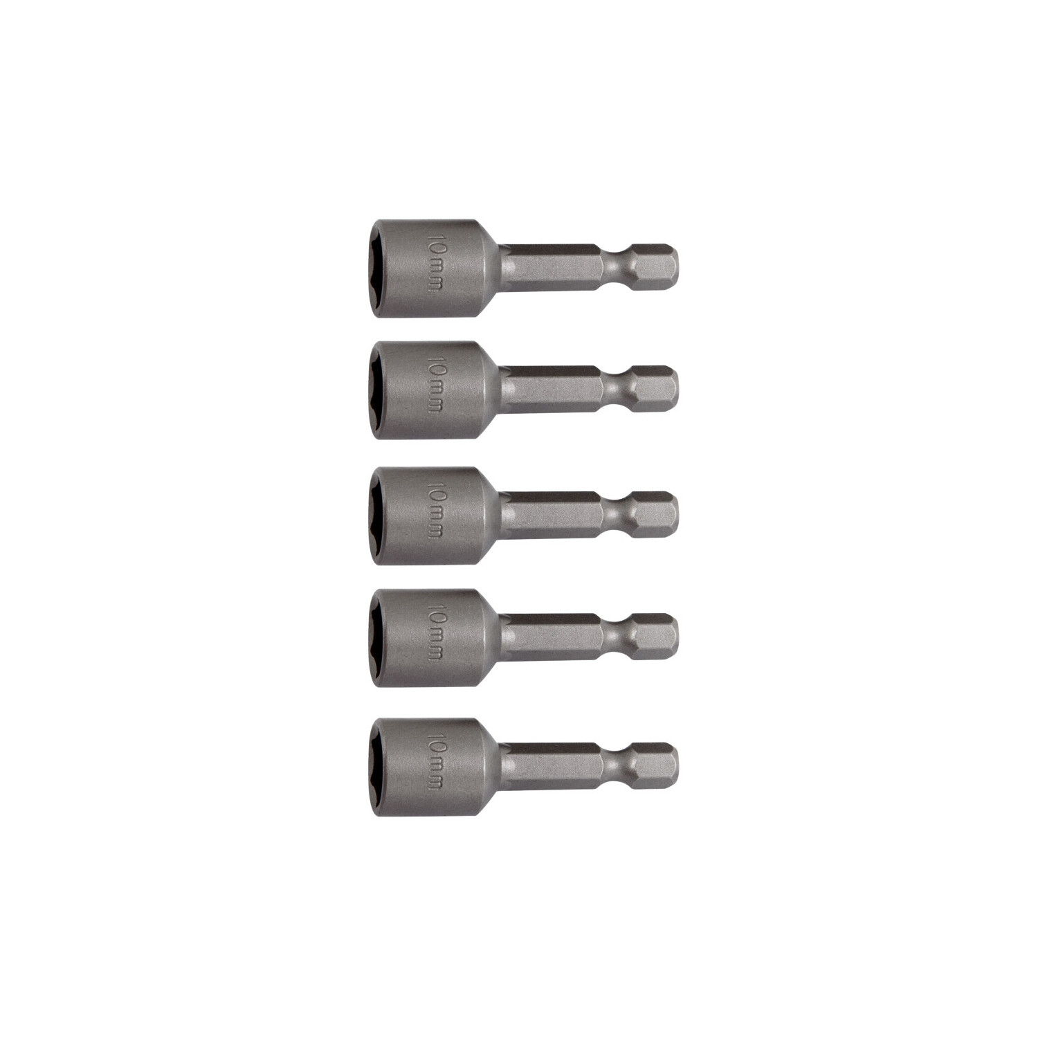 AWTOOLS UCHWYT 1/4" MAGNETYCZNY Z NASADKĄ 10mm/ 5szt.