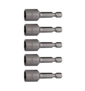 AWTOOLS UCHWYT 1/4" MAGNETYCZNY Z NASADKĄ 10mm/ 5szt.