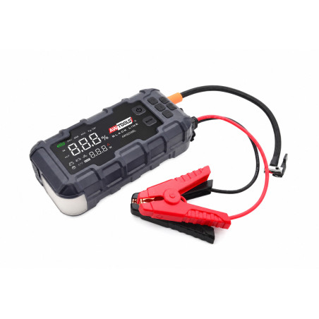4in1 JUMP STARTER w/ AIR COMPRESSOR, POWER BANK & LED LIGHT 16000mAh
