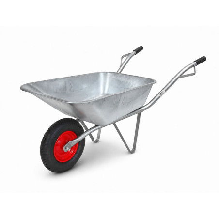 AWTOOLS TACZKA OGRODOWA 80L 130kg OCYNKOWANA SPAWANA