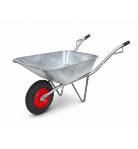 GARDEN GALVANISED WHEELBARROW 80L/ 130kg