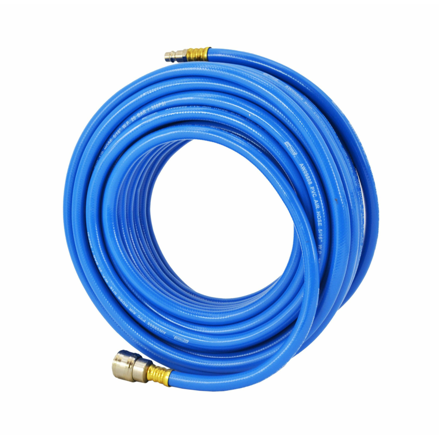 PVC AIR HOSE w/ QUICK COUPLINGS 12.5mmx10m