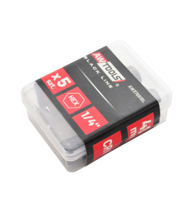 AWTOOLS UCHWYT 1/4" MAGNETYCZNY Z NASADKĄ 8mm/ 5szt.