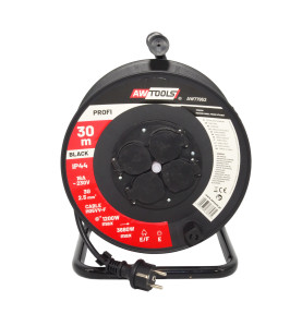 PVC DRUM CABLE REEL PROFI 40m 3x2.5mm 16A/ 3680W/ H05VV-F