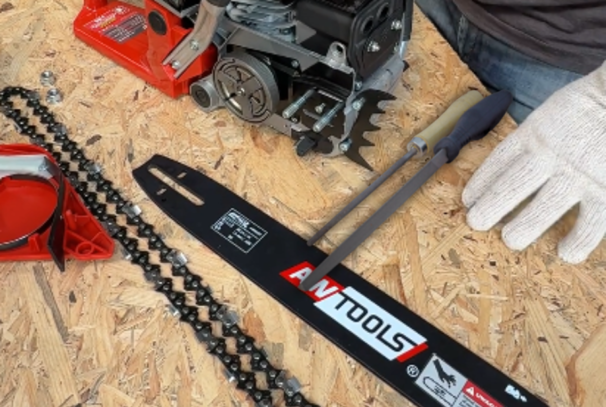 Jak naostrzyć łańcuch tnący?